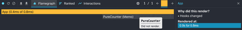 Render profile for normal pure count